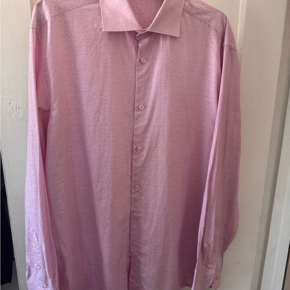 Bugatchi Light Pink Dress Shirt